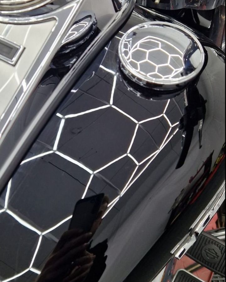 Motorradtank nachher